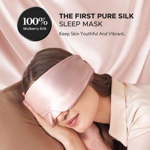 Máscara opaca para <span class=keywords><strong>dormir</strong></span> de lado, cubierta de Ojos de seda acolchada para abrazar la cara para <span class=keywords><strong>dormir</strong></span> con banda ajustable - Product Image 3