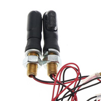 Mini Luz Intermitente LED de Alta Luminosidad para Motocicletas, Impermeable, Naranja, con Certificación E, Delantera, 5W