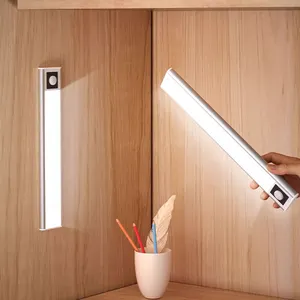 Ultra-thin Indoor Lighting Aluminum Strip Kitchen Cabinet Closet Lights Led Motion Sensor Light
