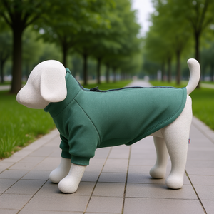 Sudadera Estilo Urbano para Perros Talla S 40 cm Verde Oscuro - Product Image 3