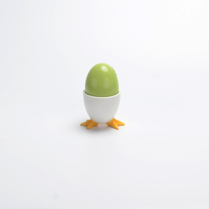 Thân thiện với môi trắng sứ trứng kẻ săn trộm vàng chân gà Thiết kế bền chén gốm cho thuận tiện hấp phục vụ trứng - Product Image 4