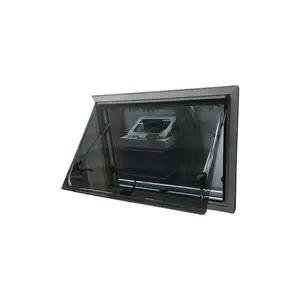 High quality Manufacturer Aluminium frame double layers acrylic RV caravan camper van window