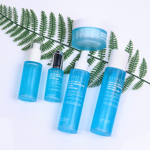 Glass looking Prior Biodegradable recycle cosmetic packaging PET plastic bottle