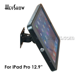 ที่ยึดผนังโลหะสีดำสีเงิน iPad Pro 12.9ขาตั้งเพื่อความปลอดภัยป้องกันการโจรกรรมเคสระบบเตือนภัยสำหรับ - Product Image 2