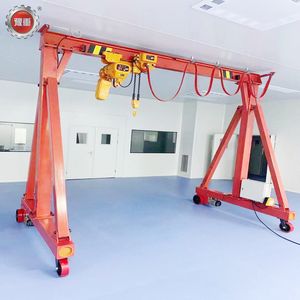 Универсальный 5-тонный мобильный 15-метровый Электрический подъемник для Путешествий козловой кран на шине - Product Image 2