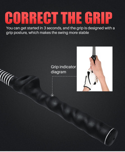 <span class=keywords><strong>Golf</strong></span> <span class=keywords><strong>Swing</strong></span> Stick Right Hand Grip Trainer con velocidad ajustable y modelo de sonido HGB009 - Product Image 5
