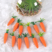 Ornements de carottes en mousse mignons pour Pâques, décorations de fête, fournitures de fête, décorations de maison pour les fêtes
