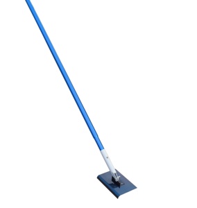 Espátula para Concreto de Grado Industrial, Herramienta de Acero Azul para Acabado de Bordes, 35 mm de Diámetro, Mango con Botón de Presión, Herramienta Cuadrada para Prensar Concreto - Product Image 5