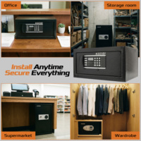 KSEIBI Heavy Duty Steel Safe Box with Combination & Dial Lock, Home Office Security Safe for Valuables