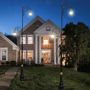 Factory Price <strong>Vintage</strong> Landscape Road LED <strong>Street</strong> <strong>Light</strong> Waterproof Bronze Outdoor Garden Lamp Post Classic LED <strong>Street</strong> Lamp - Product Image 6