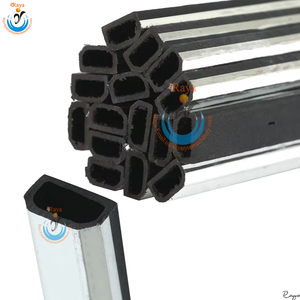 Ouyun Ventas directas de fábrica Ahorro de energía 6A-20A Diseño moderno transpirable Barras espaciadoras de borde cálido para casas de doble contenedor IGU - Product Image 3