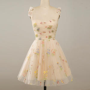 Vestido de Fiesta de Noche para Mujer, Casual, con Tirantes, Sin Mangas, con Encaje Bordado, Vestidos de Gala para Mujer - Product Image 6