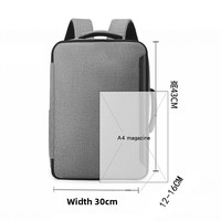 Nouveau sac à dos professionnel unisexe, design extensible, polyester, imperméable, pour ordinateur portable