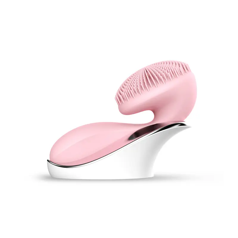 New Customizable rechargeable skincare facial brush ultrasonic beauty device is available for both men and women