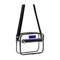 Sac à bandoulière transparent en PVC AL, nouveau, portable, pour voyage, portefeuille, boîte de rangement pour cosmétiques, moderne et simple