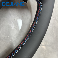Volant de direction de voiture en cuir noir personnalisé pour BMW E81 E90 E88 E87 F10 F20 F30F21 F22 M4 F82 M2 F87 E91 E92 E93 M Sport