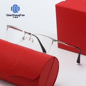 Nuevas Gafas de Sol de Media Montura <span class=keywords><strong>para</strong></span> Hombre de Negocios, Protección UV400 <span class=keywords><strong>para</strong></span> Miopía, Gafas Ópticas, Protección Solar - Product Image 4