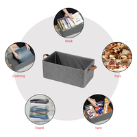 Tecido catiônico Guarda-roupa Organizador Gaveta Organizador para camisolas, Jeans PP Board Vestuário Organizador Gaveta Caixa De Armazenamento Dobrável