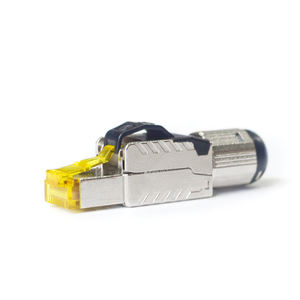 Cat6a Cat7 Cat8 FTP <span class=keywords><strong>Prise</strong></span> modulaire sans outil Connecteur <span class=keywords><strong>RJ45</strong></span> <span class=keywords><strong>Prise</strong></span> sans outil Terminaison modulaire en alliage de zinc - Product Image 6