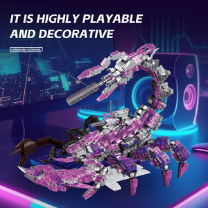 Jie Star 66110 creativo escorpión insecto montaje bloque ladrillos modelo niños rompecabezas educativo bloques <span class=keywords><strong>de</strong></span> construcción juguete conjunto Juguete - Product Image 5