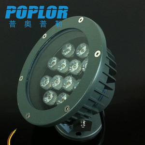 ไฟส่องสว่างแบบ LED Poplor 12W ชิป Cob ให้แสงกระจายกว้าง ติดตั้งบนพื้นผิว ความสว่างสูง Ip65 สำหรับสวนกลางแจ้ง - Product Image 1