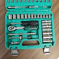 Juego de Llaves de Trinquete de 72 Dientes y 53 Piezas, con Puntas S2 y Soportes CR-V, Kit de Herramientas Manuales para Reparación de Automóviles