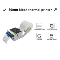 Imprimante thermique de reçus Cashino KP-80 80mm 250mm/s USB RS232 LAN avec coupe automatique pour kiosques de pesée sans personnel