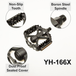 Yonghua BMX Pédales de vélo à grande plate-forme antidérapantes pour pièces de <span class=keywords><strong>VTT</strong></span> <span class=keywords><strong>VTT</strong></span> - Product Image 3
