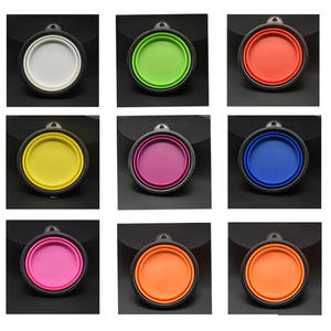 Ciotola pieghevole in Silicone da viaggio esterna personalizzata ciotola per animali domestici 3-in-1 pieghevole per alimenti per gatti ciotola d'acqua pieghevole per cani - Product Image 4