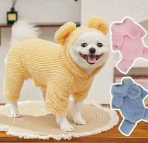 <span class=keywords><strong>Veste</strong></span> pour chien à quatre pattes en tissu doux, manteau chaud d'hiver, coupe confortable pour chats et chiens, pour les promenades en extérieur, vente en gros - Product Image 4