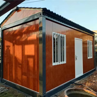 Bureau préfabriqué en conteneur pliable de 20 m2, dernier design, pré-fabriqué pour poulailler