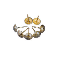 Boutique Clous de Canapé Tête Ronde Dorée Finition Robuste Divers Artisanat Clous de Canapé Clous Décoratifs