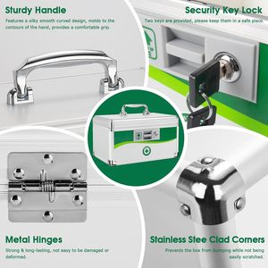 Casillero para Teléfonos Celulares con 36 Compartimentos, Montado en la Pared, con Llave y Manija, para Escuelas, Aulas, Oficinas y Exámenes - Product Image 4