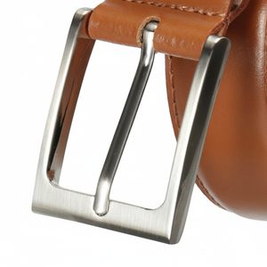 Nouvelle ceinture en cuir véritable pour homme, design élégant, ceinture de costume de luxe réglable, ceintures en cuir véritable du Pakistan - Product Image 1