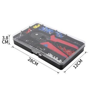 Pinza crimpadora de férulas mini HSC8 6-4A para terminales tubulares de acero y PVC, kit eléctrico doméstico de grado industrial, caja OEM personalizable - Product Image 3