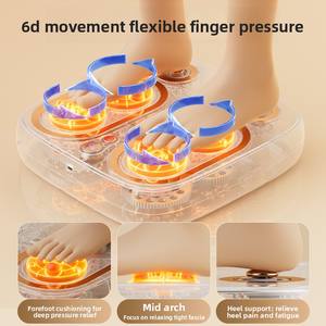 Профессиональный портативный перезаряжаемый массажер для ног и стоп с пультом дистанционного управления, 3 режима для снятия боли и улучшения кровообращения - Product Image 5