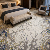 Tapis tissé Axminster de luxe pour chambre d'hôtel, tapis pour hôtel 5 étoiles