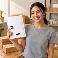 Enveloppe d'expédition rembourrée en polyéthylène avec logo personnalisé, auto-adhésive, imperméable, pour le commerce électronique