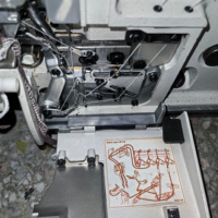 Machine à coudre surjeteuse automatique à grande vitesse PegasusEX5114 pour usage domestique avec quatre fils et moteur principal