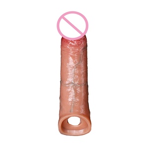 Funda de Silicona Suave para Pene, Reutilizable y Flexible, Extensor de Pene, Juguete Sexual, Personalizable de Fábrica, Venta al Por Mayor - Product Image 2