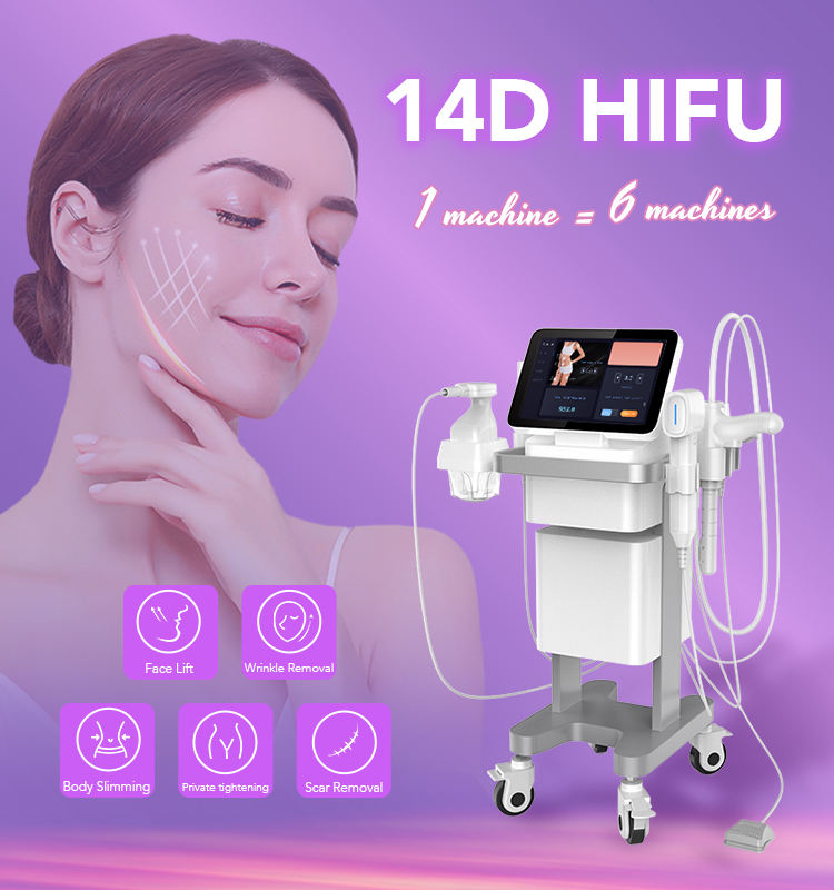 Newangie HIFU 12D Professional Beauty Machine | 4-in-1 Body Slimming & Vaginal Tightening System | Facial & Body Lifting Device – orangles Qatar