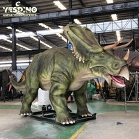 Dinosaure animatronique en silicone réaliste pour les événements des parcs à dinosaures, les parcs d'aventure et les centres commerciaux, utilisation en intérieur/extérieur