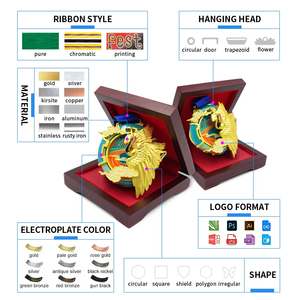 Conception de médaille Backgammon Badminton Natation Insigne de ballon de football en alliage de zinc Sport 3D Sport Prix personnalisé Médaille métallique animale - Product Image 6