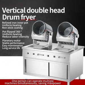 Intelligent Commercial Drum <b>Fryer</b> Electric Stainless Steel Deep <b>Fryer</b> Digital Touchscreen Control 5000-10000W - Product Image 3
