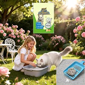 DongnaiPETS Vente Directe du Fabricant Litière pour Chat Absorbante Écologique et Lavable de Haute Qualité 8kg 99% Sans Poussière et Anti-Odeur - Product Image 1