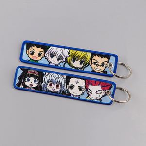 Porte-clés de moto avec collection de personnages de dessins animés et d'anime, Jujutsu Kaisen Bleach, avec étiquette tissée et broderie - Product Image 5
