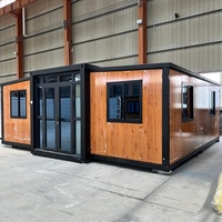 Maisons Containers Dépliables Prêtes à l'Emploi en Gros 30ft 40ft 2 Chambres pour Salon Restaurant