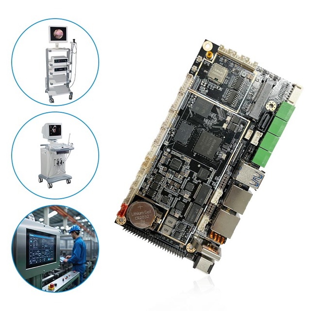 Canzone Android 14 Linux RK3576 Quad Core A72 + A53 6 TOPS NPU 8K LPDDR4 Embedded System Development Motherboard for AIoT