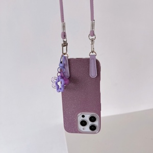 <span class=keywords><strong>Funda</strong></span> para Teléfono IMD con Brillantina, Cordón de Cuero y <span class=keywords><strong>Colgante</strong></span> de Estrella para <span class=keywords><strong>iPhone</strong></span> Serie 17, 16, 15, 14, <span class=keywords><strong>13</strong></span>, Carcasa Protectora Antigolpes - Product Image 4