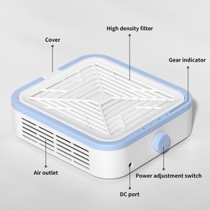 Colector de Polvo para Uñas de Alta Calidad, 120W, Súper Succión, Silencioso, con Turbina sin Escobillas, Profesional, con Almacenamiento, para Salones de Uñas y Fábricas - Product Image 3